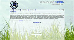 Desktop Screenshot of lifehousemedia.com
