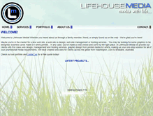 Tablet Screenshot of lifehousemedia.com